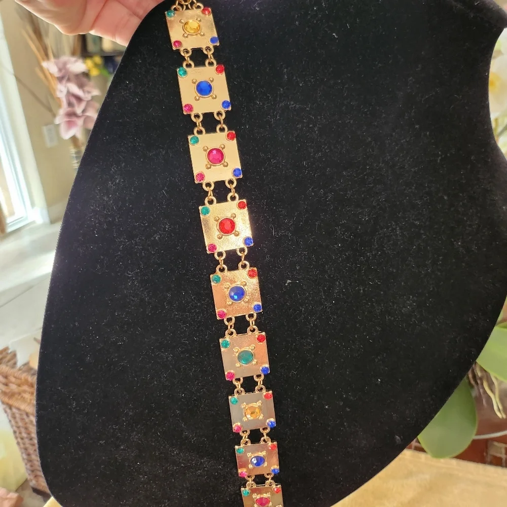 Kokli gold metal belt